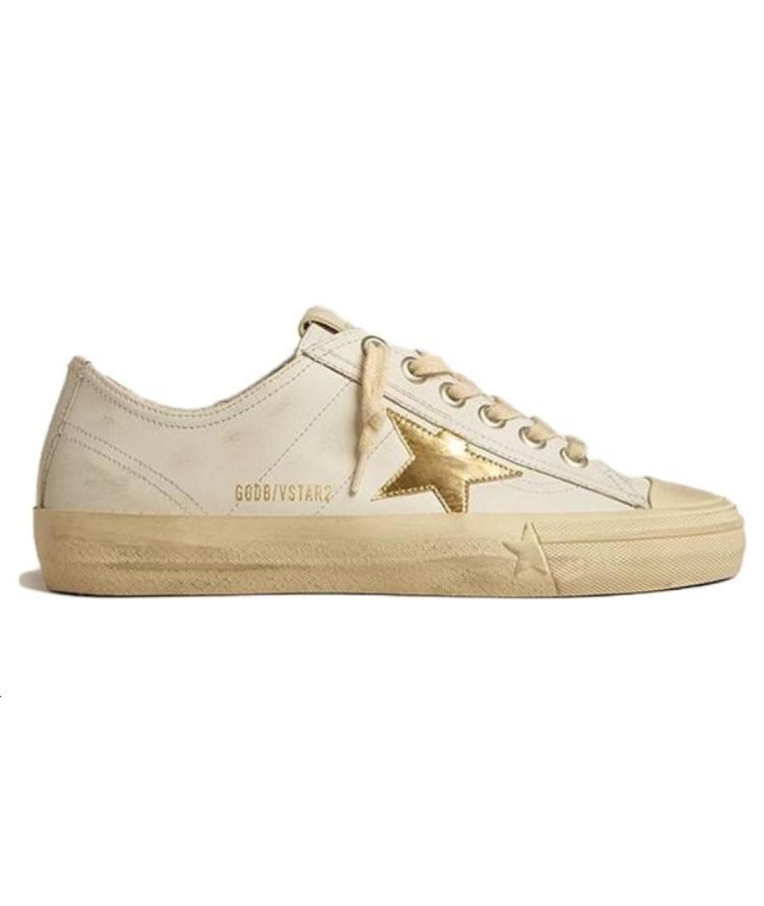 GOLDEN GOOSE DELUXE BRAND Бежевые кеды, фото 1