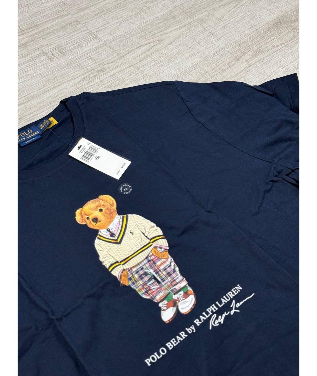 POLO RALPH LAUREN Темно-синяя футболка, фото 6