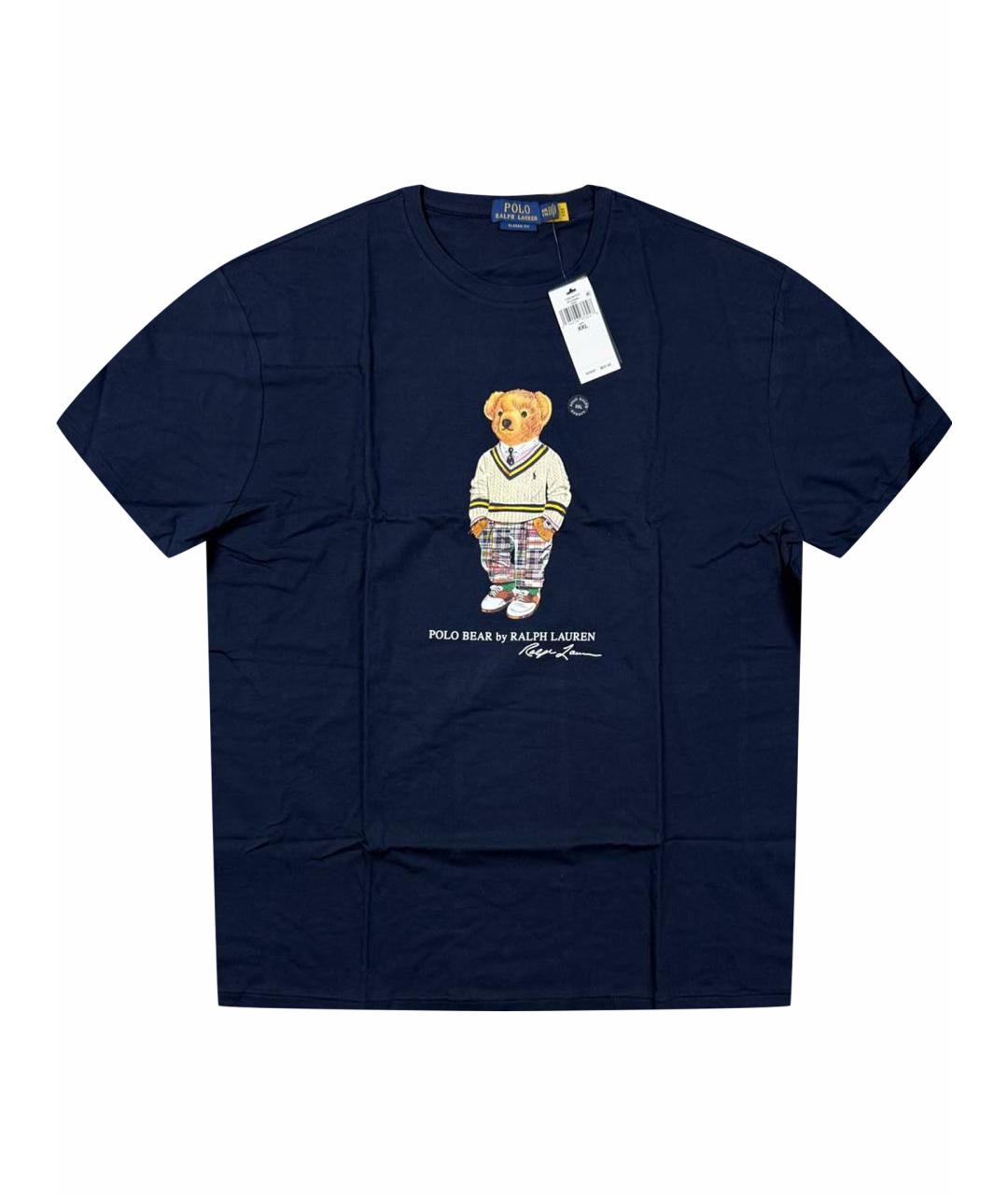 POLO RALPH LAUREN Темно-синяя футболка, фото 1