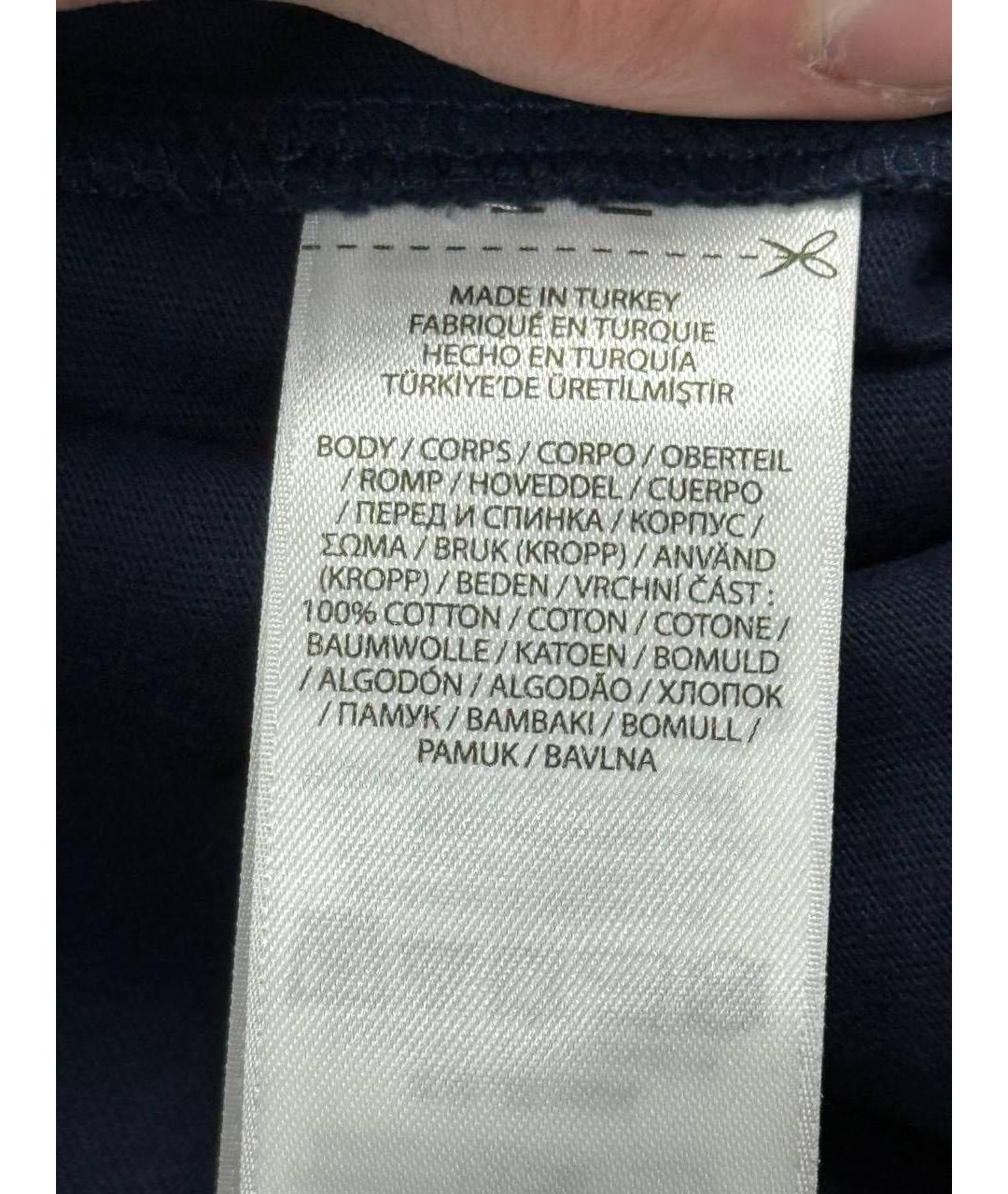 POLO RALPH LAUREN Темно-синяя футболка, фото 3