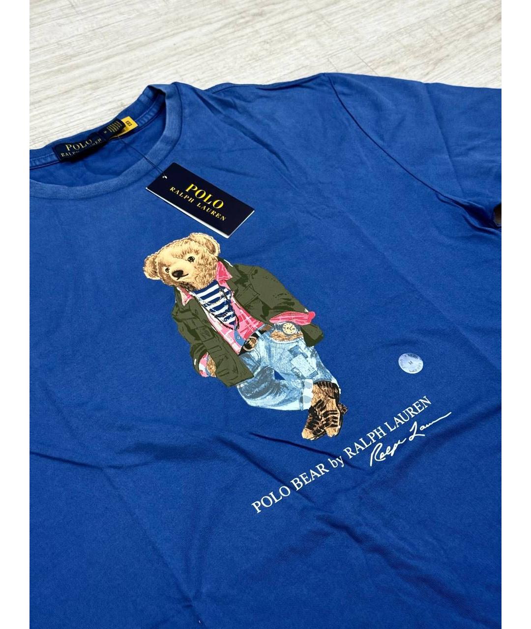 POLO RALPH LAUREN Синяя футболка, фото 2