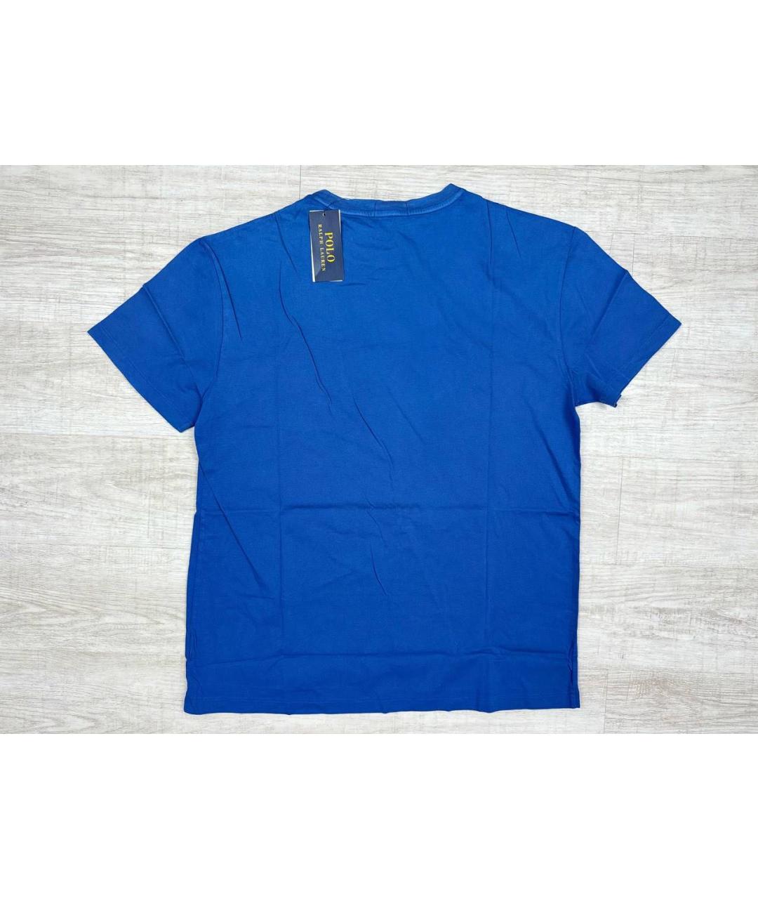 POLO RALPH LAUREN Синяя футболка, фото 5
