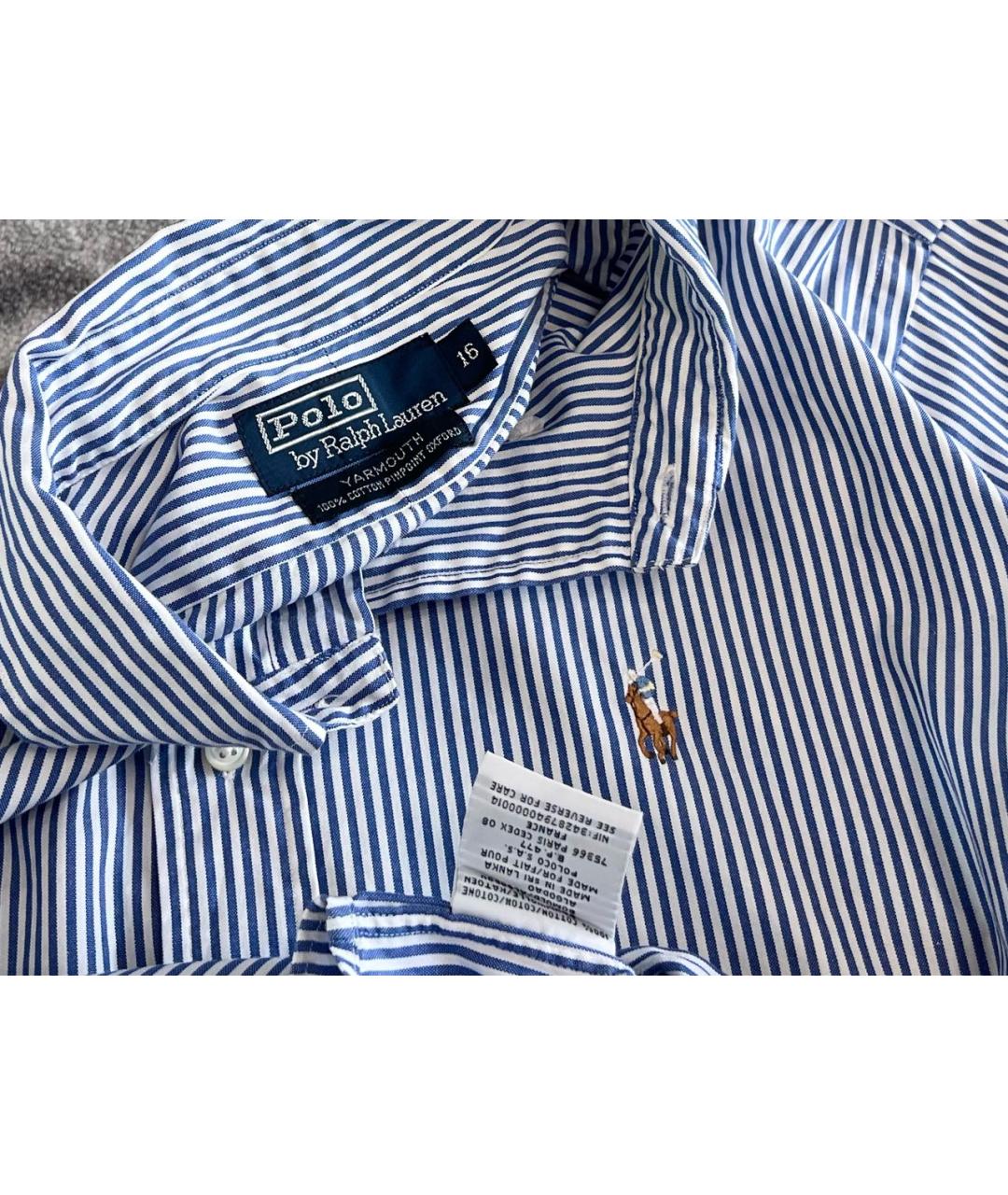 POLO RALPH LAUREN Хлопковая классическая рубашка, фото 4