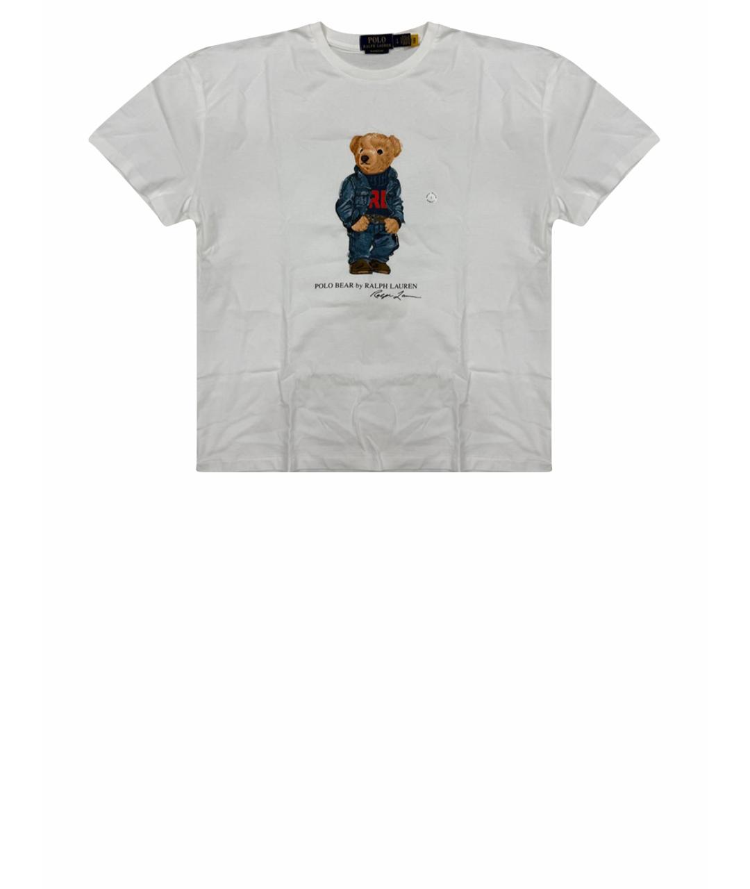 POLO RALPH LAUREN Белая хлопковая футболка, фото 1