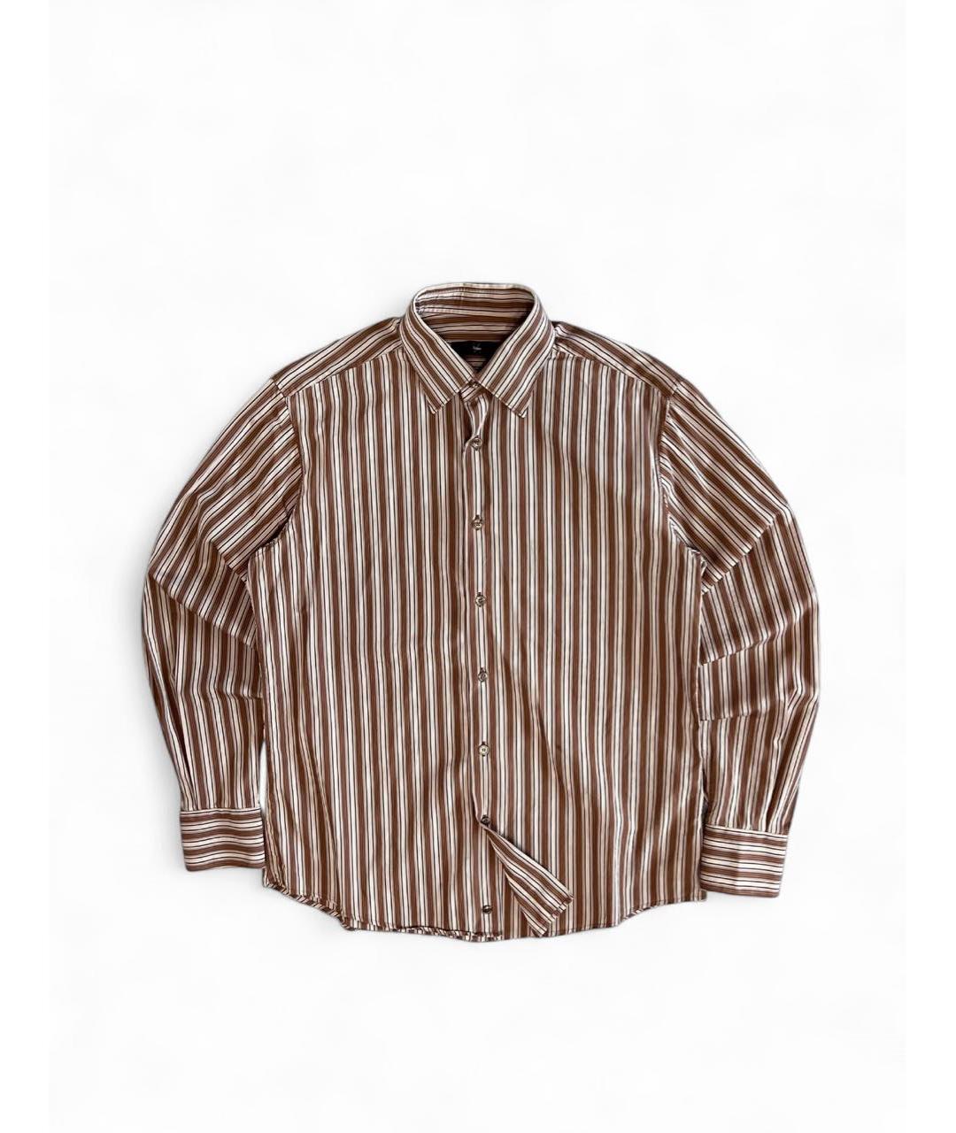 ERMENEGILDO ZEGNA Мульти хлопковая кэжуал рубашка, фото 1