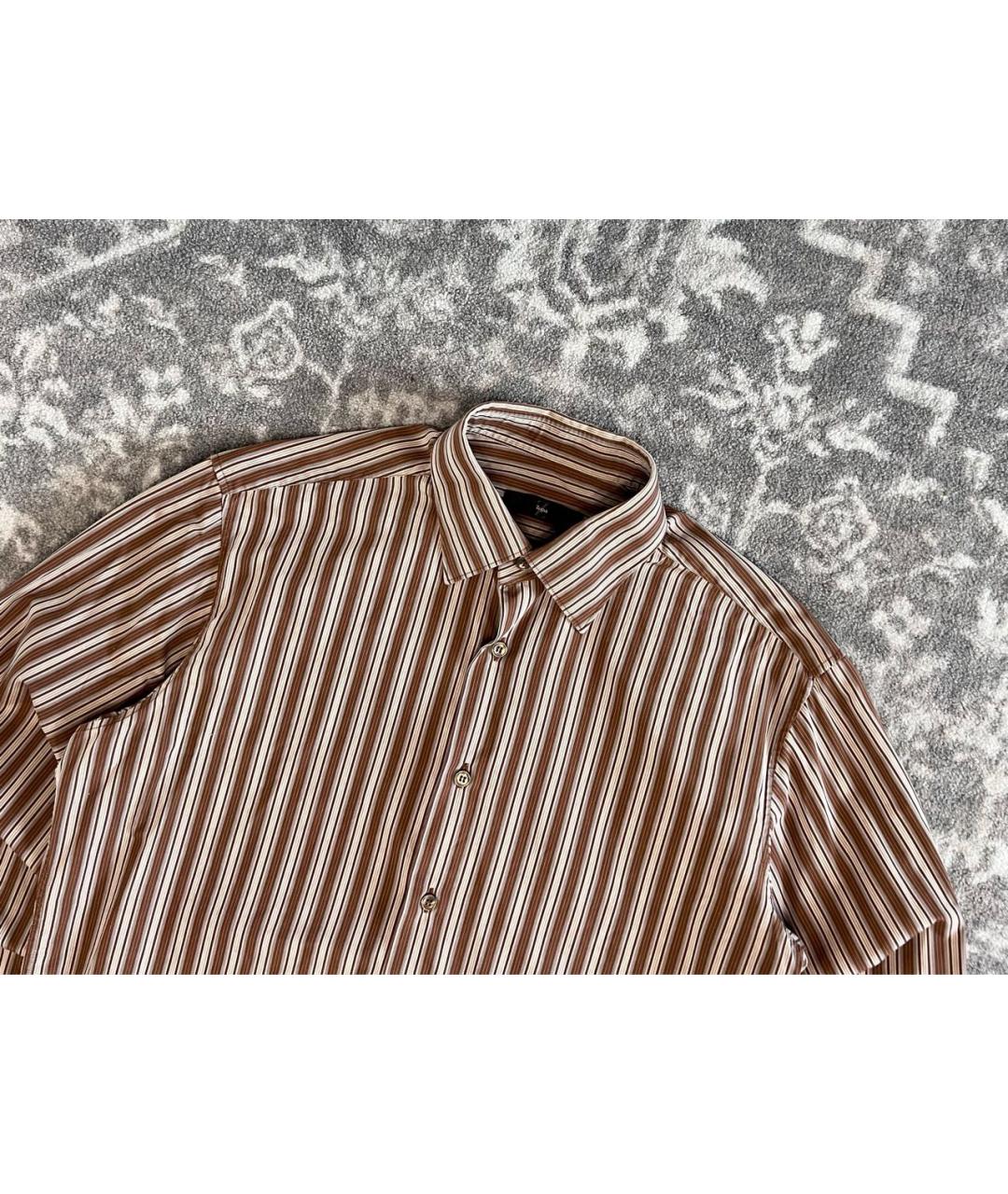 ERMENEGILDO ZEGNA Мульти хлопковая кэжуал рубашка, фото 2