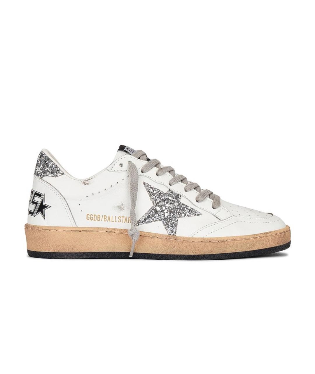 GOLDEN GOOSE DELUXE BRAND Белые кожаные кеды, фото 7