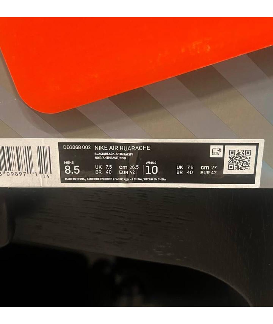 NIKE Черные низкие кроссовки / кеды, фото 7