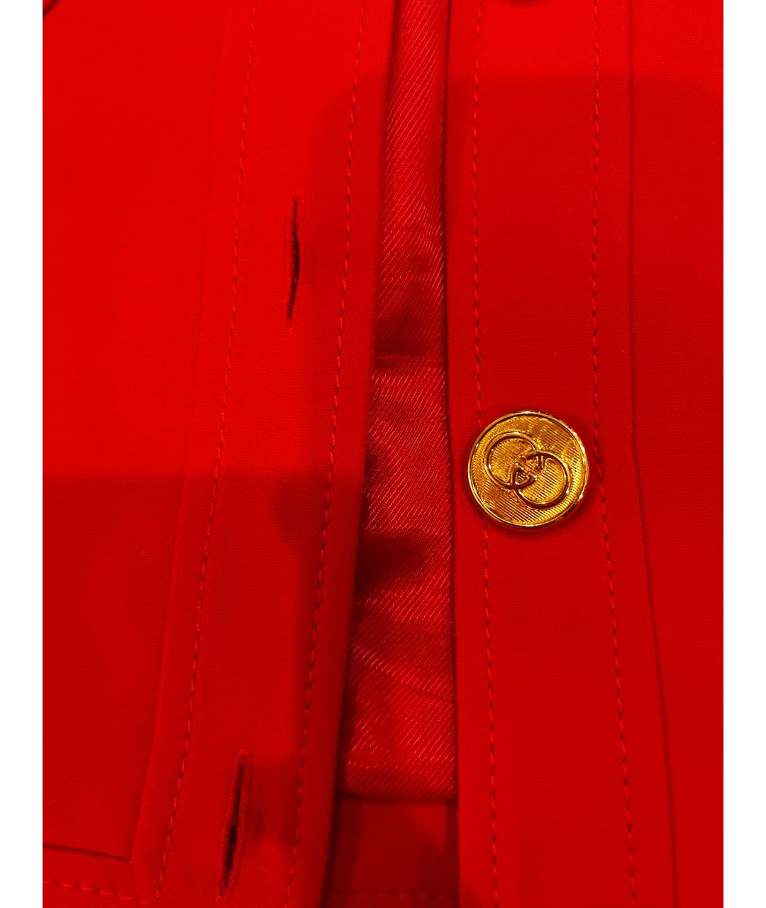 GUCCI Красное вискозное повседневное платье, фото 2