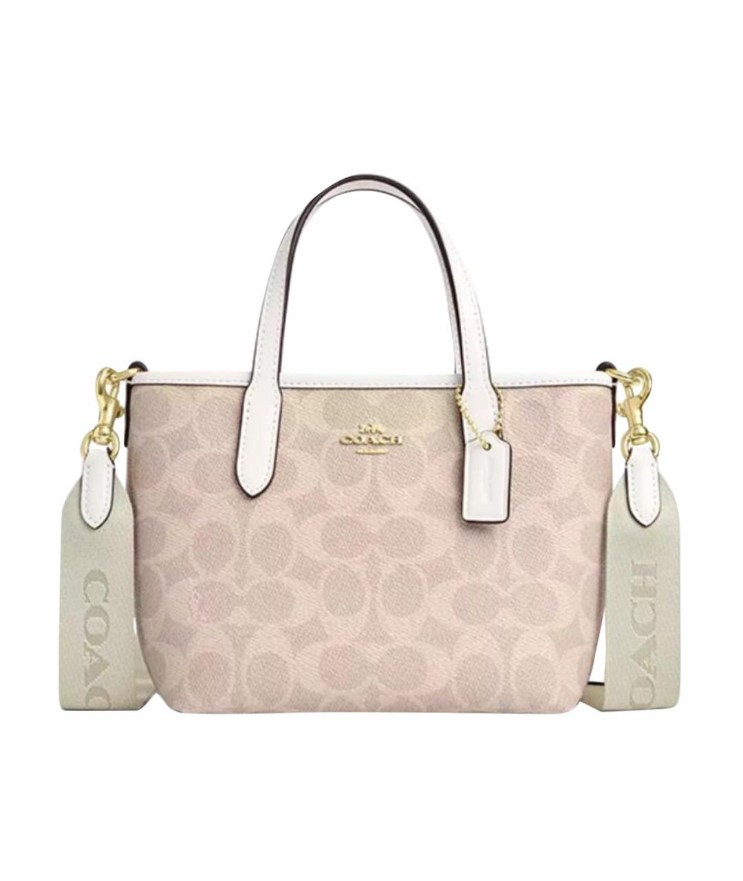 COACH Бежевая сумка тоут, фото 1