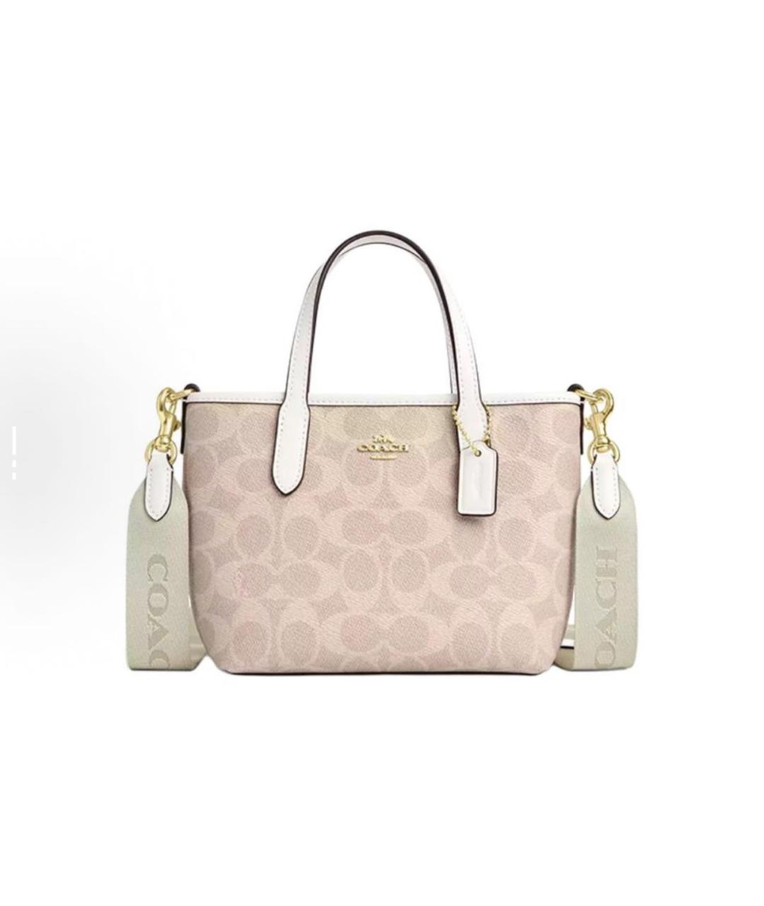 COACH Бежевая сумка тоут, фото 5