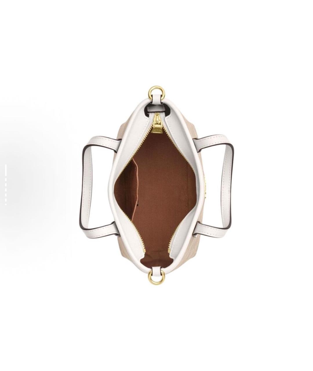 COACH Бежевая сумка тоут, фото 4