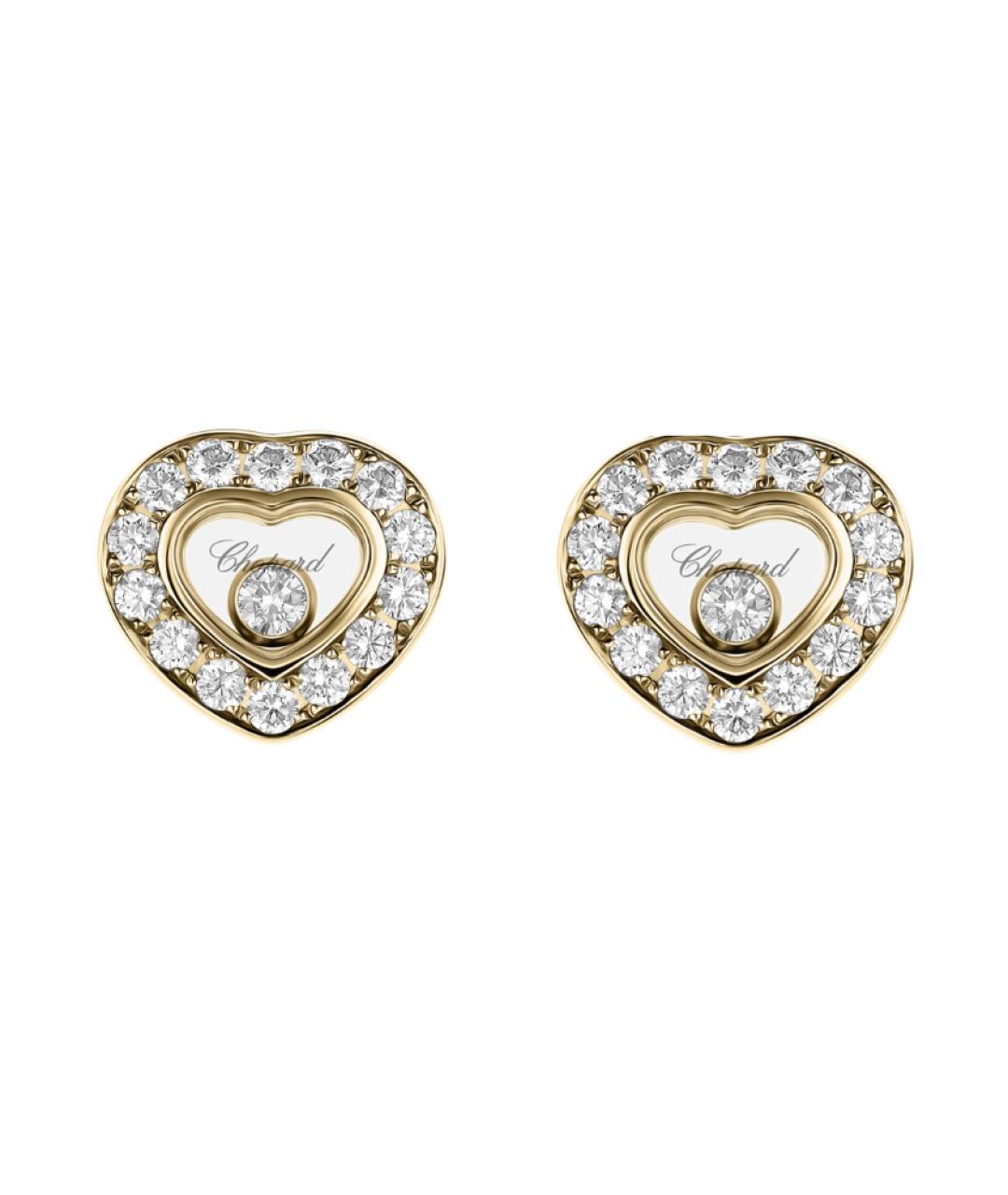 CHOPARD Золотые серьги из желтого золота, фото 1