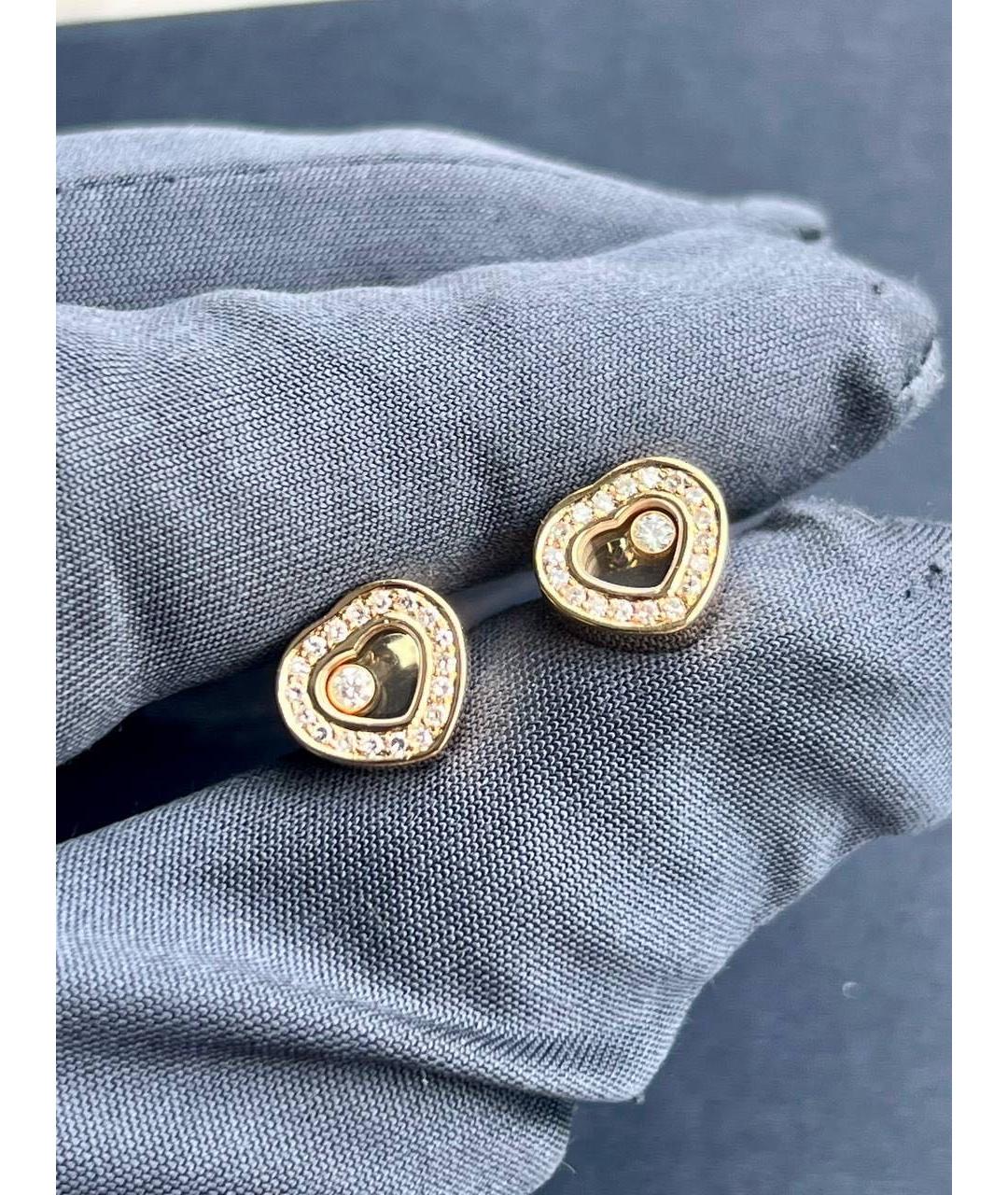 CHOPARD Золотые серьги из желтого золота, фото 5