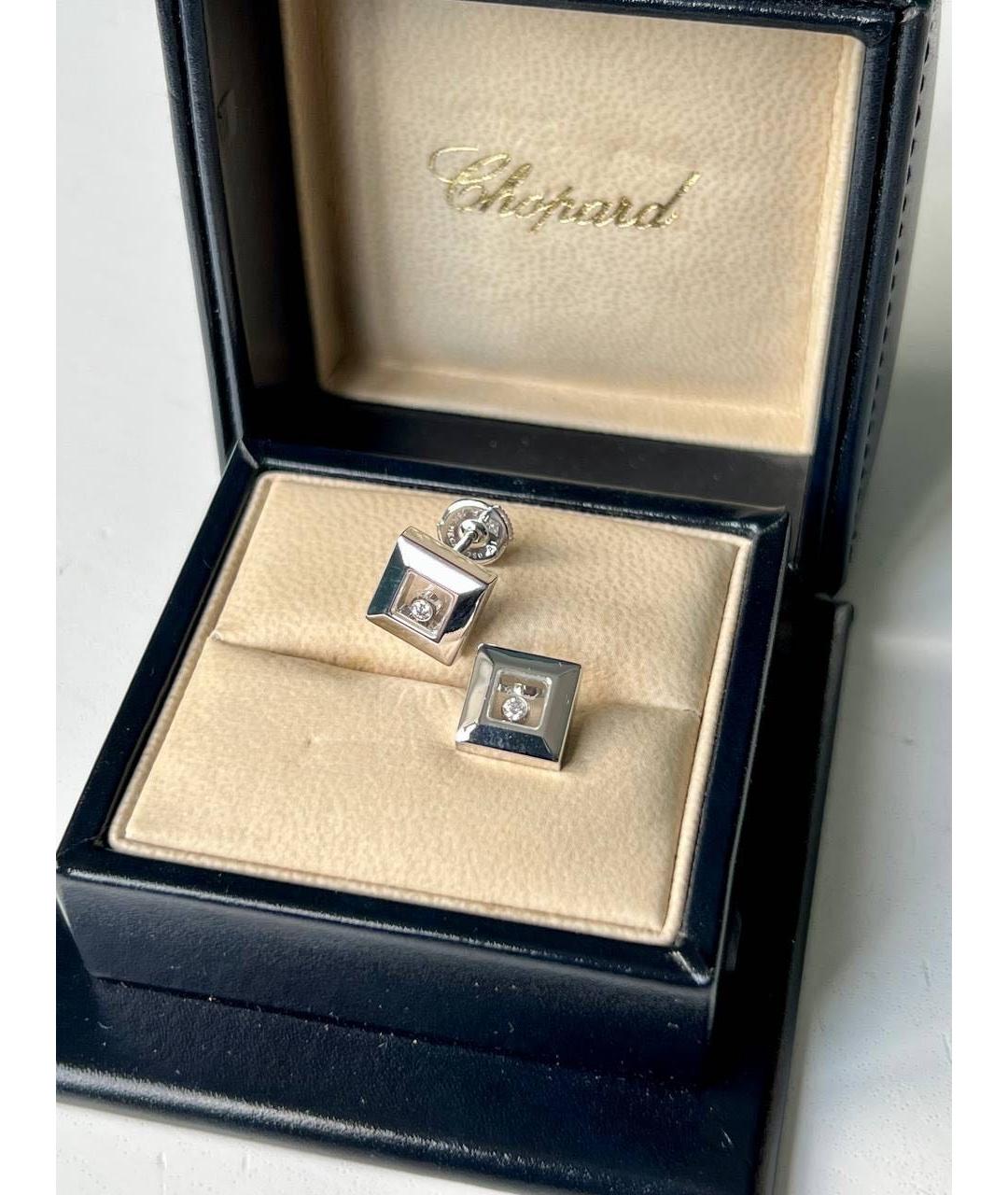 CHOPARD Серебряные серьги из белого золота, фото 3