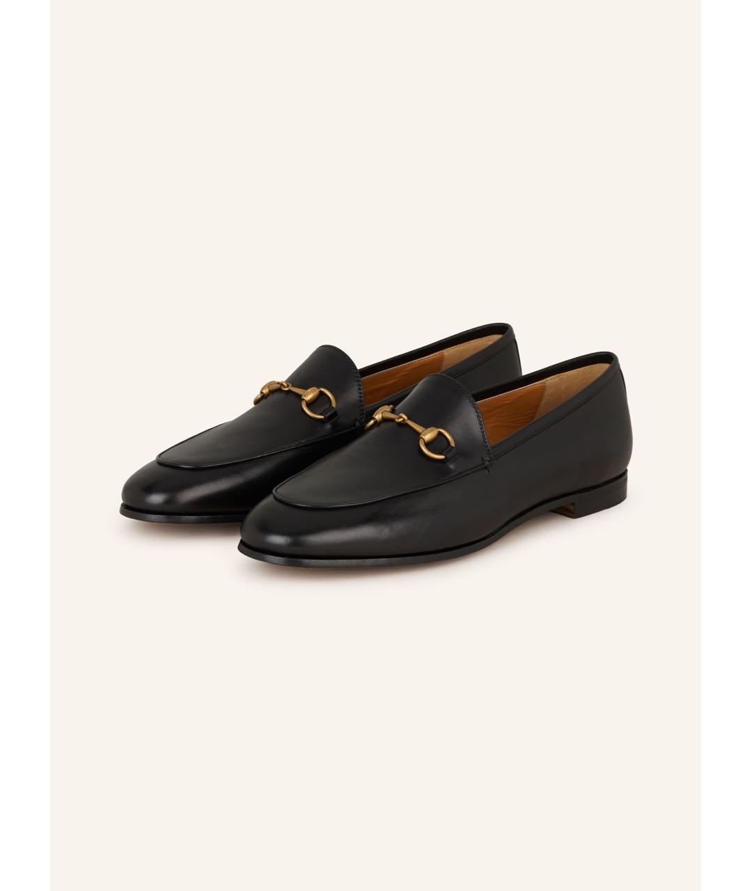 GUCCI Черные кожаные лоферы, фото 5