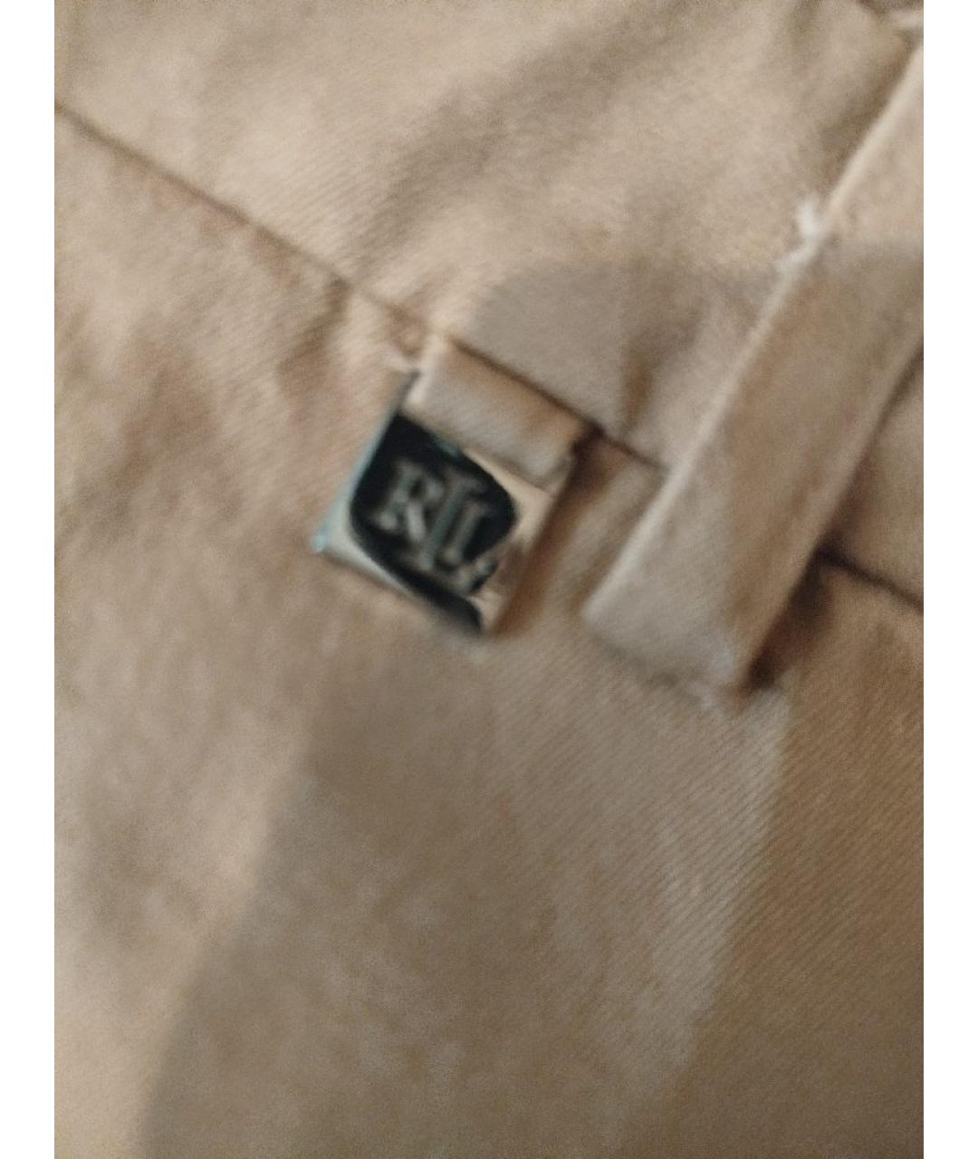 RALPH LAUREN Бежевые хлопковые шорты, фото 5
