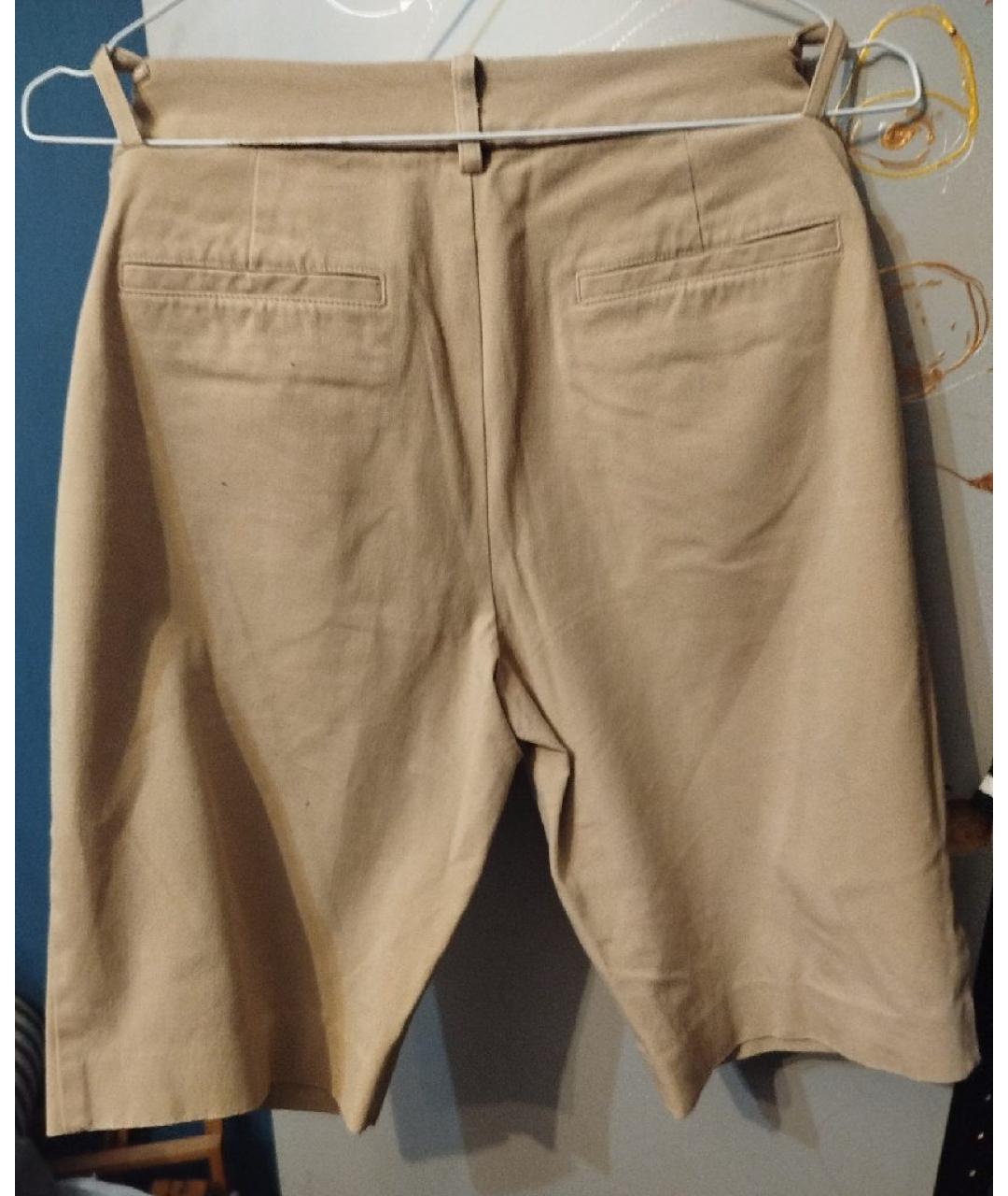 RALPH LAUREN Бежевые хлопковые шорты, фото 2