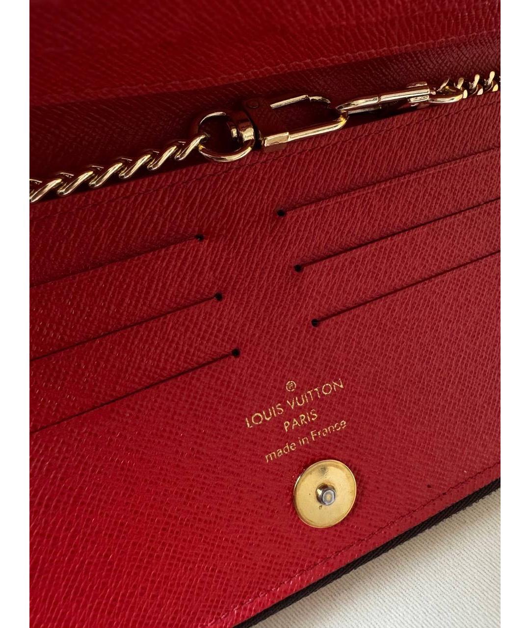 LOUIS VUITTON Коричневый кошелек, фото 8