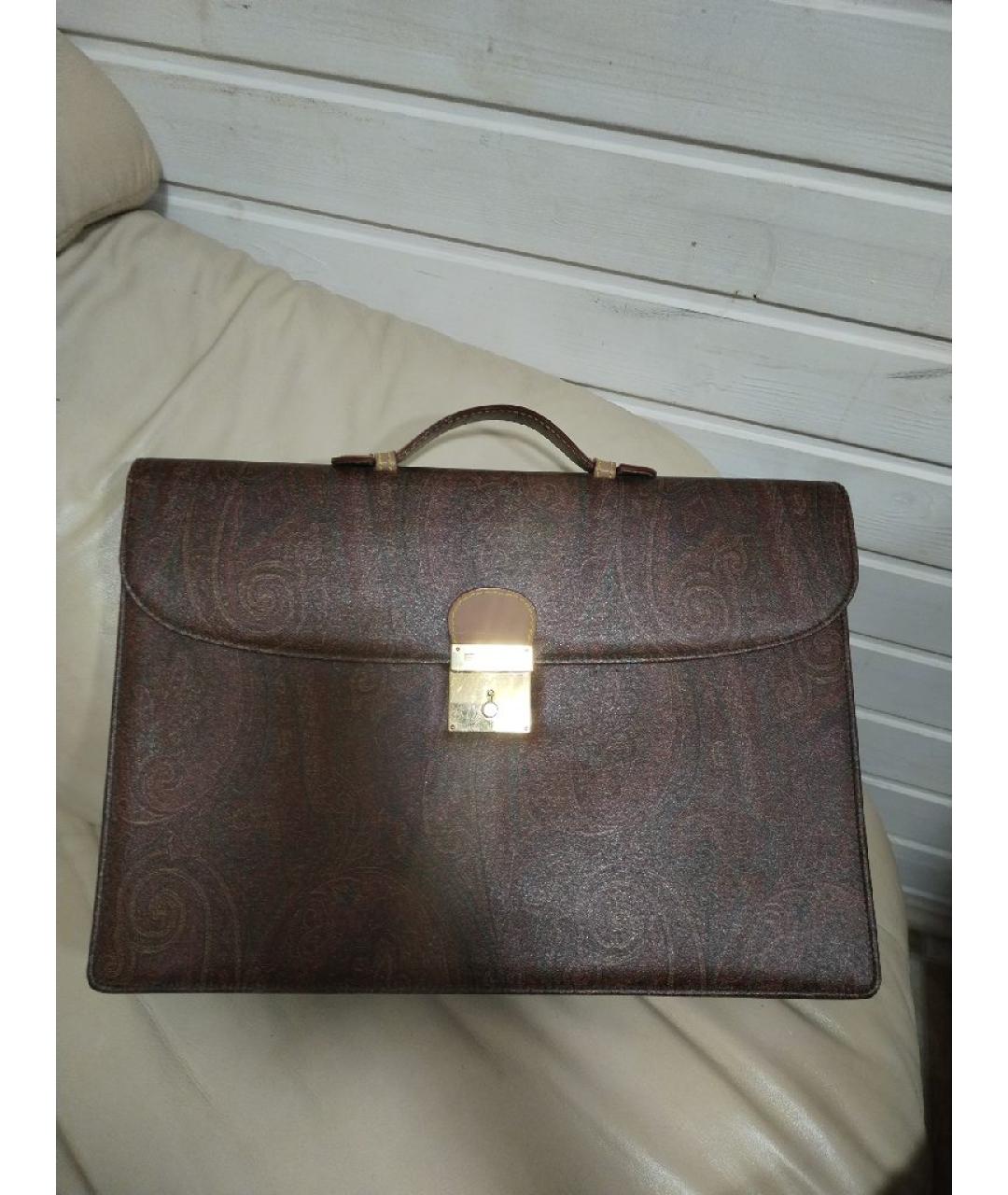 ETRO Бежевый портфель, фото 9