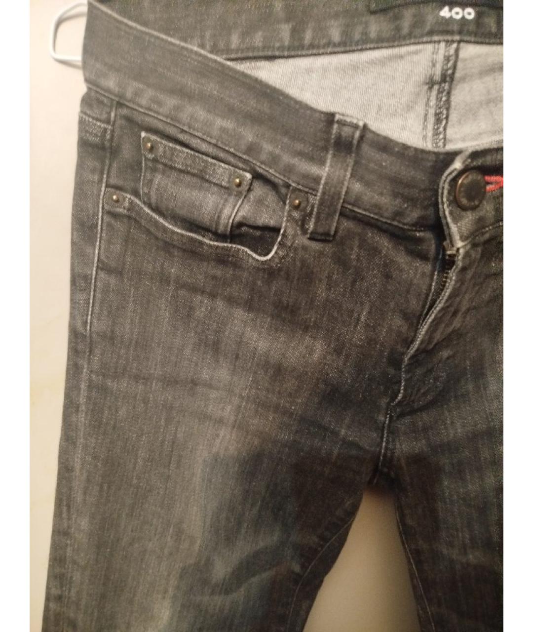 RALPH LAUREN Антрацитовые хлопковые джинсы слим, фото 4