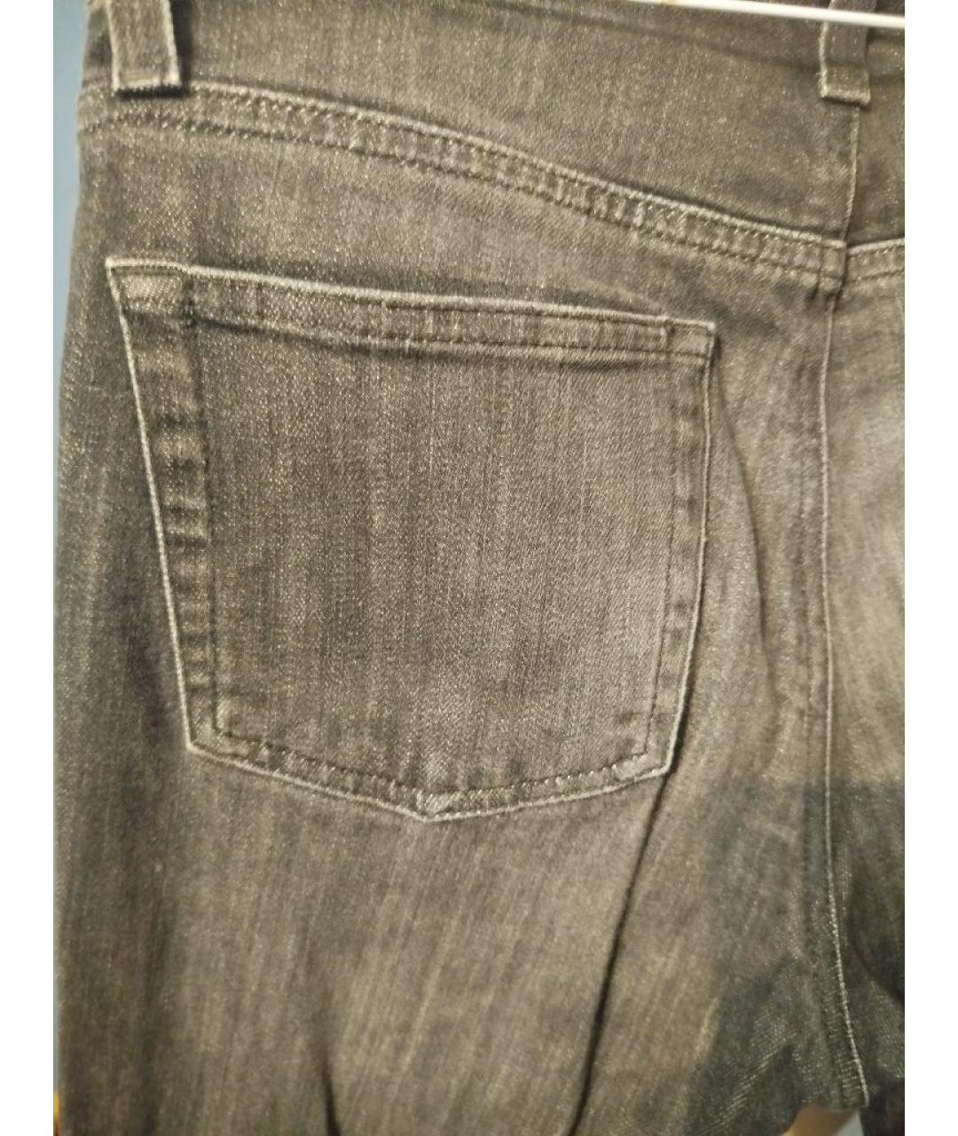 RALPH LAUREN Антрацитовые хлопковые джинсы слим, фото 6