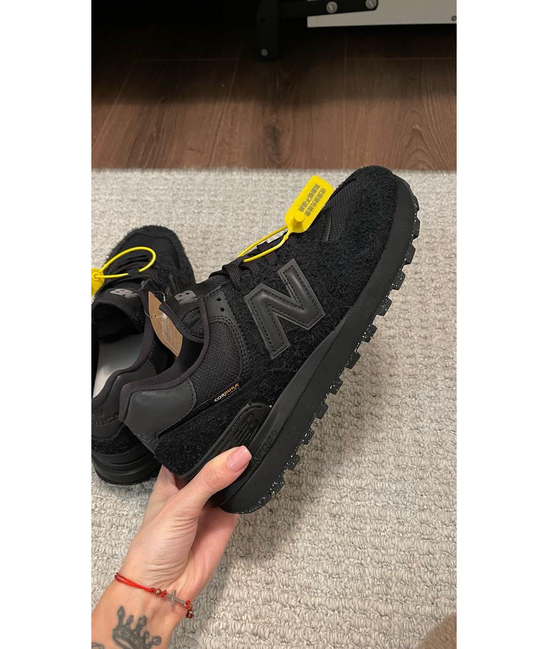 NEW BALANCE Черные низкие кроссовки / кеды, фото 5