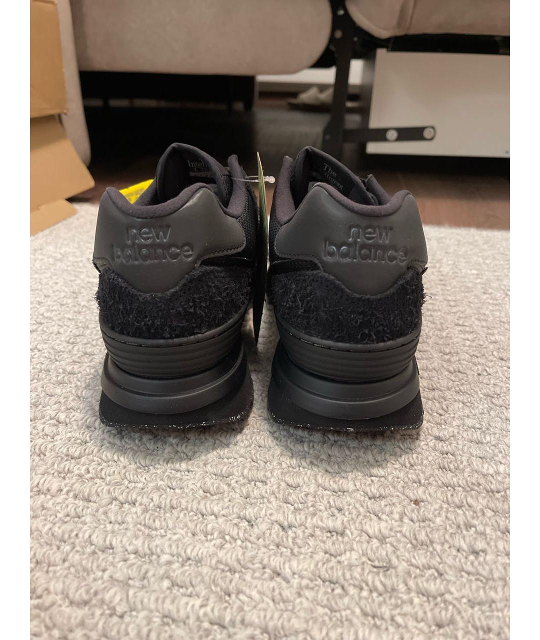 NEW BALANCE Черные низкие кроссовки / кеды, фото 4