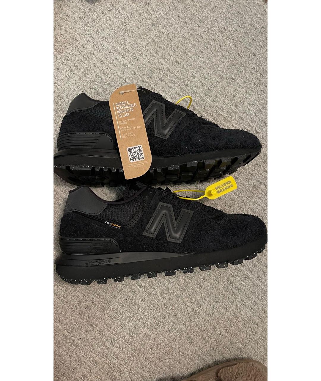 NEW BALANCE Черные низкие кроссовки / кеды, фото 8