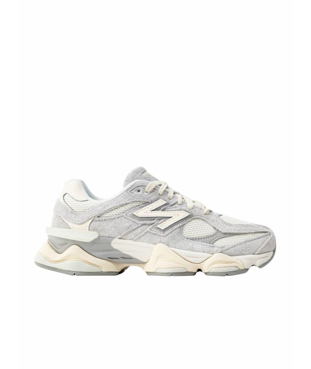NEW BALANCE Серые замшевые кроссовки, фото 1