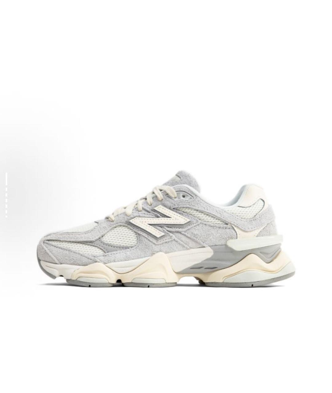 NEW BALANCE Серые замшевые кроссовки, фото 5