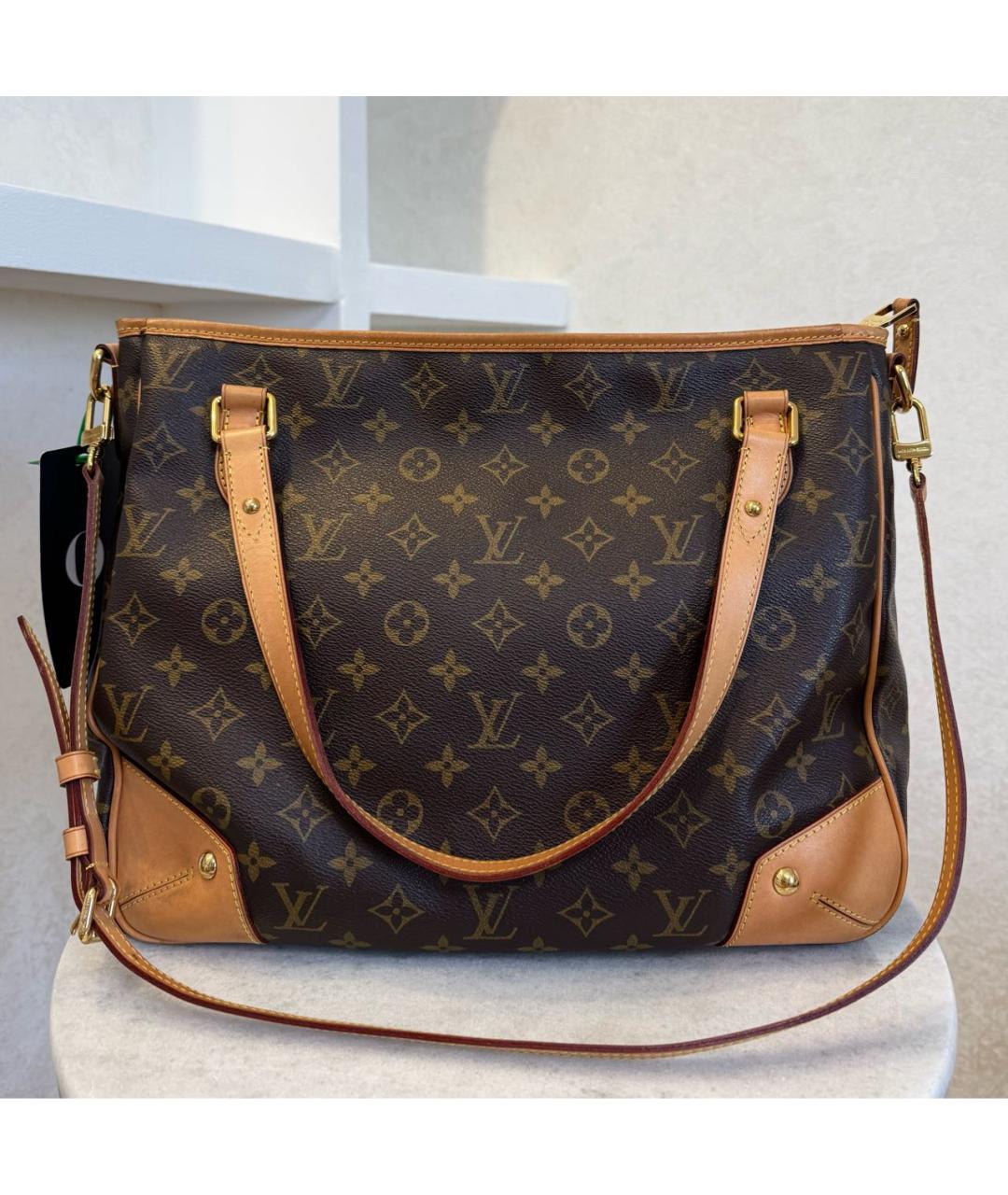 LOUIS VUITTON Коричневая сумка тоут, фото 7