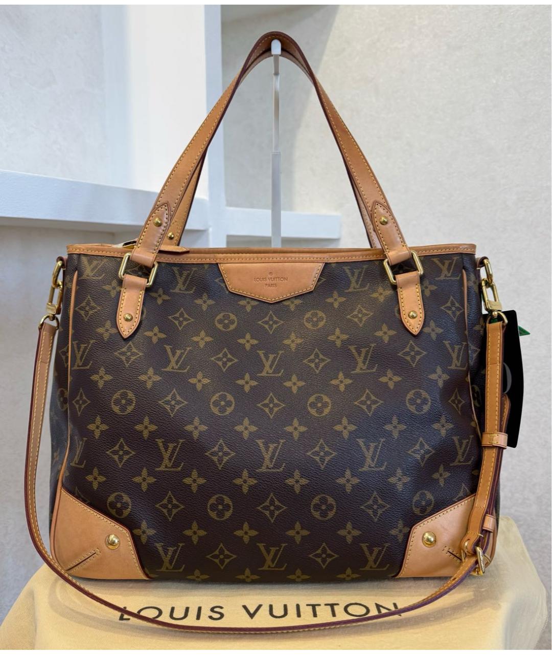 LOUIS VUITTON Коричневая сумка тоут, фото 2