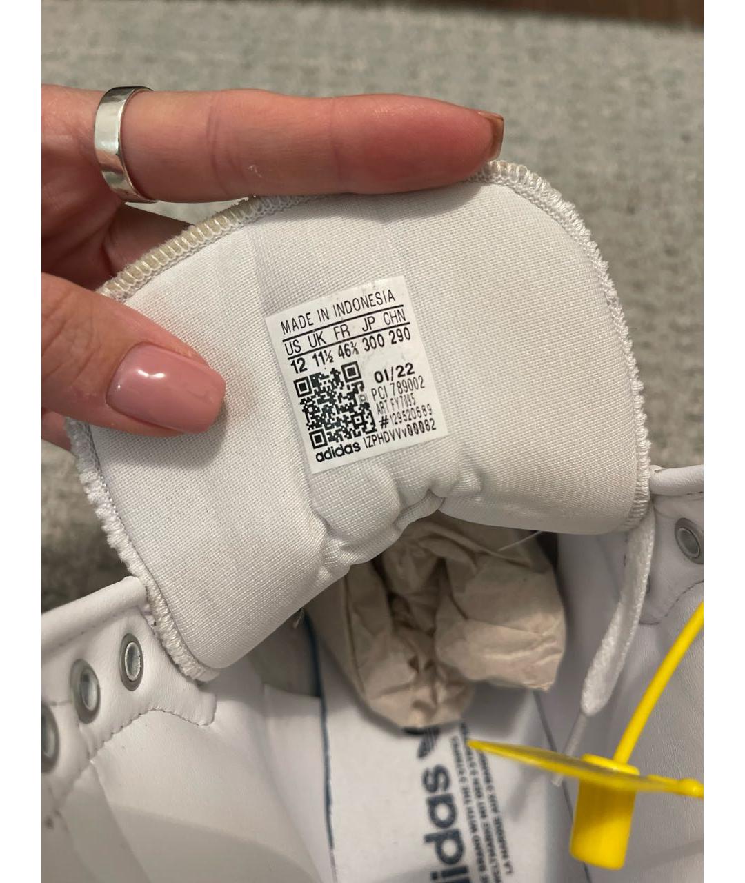 ADIDAS Белые высокие кроссовки / кеды, фото 7