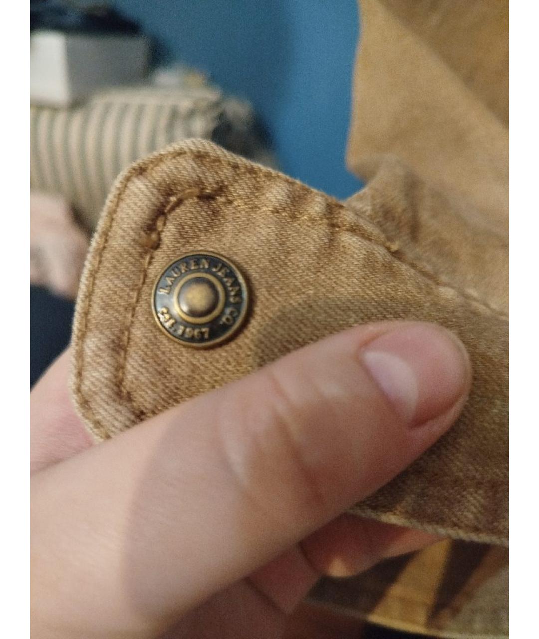 RALPH LAUREN Горчичная хлопковая куртка, фото 6