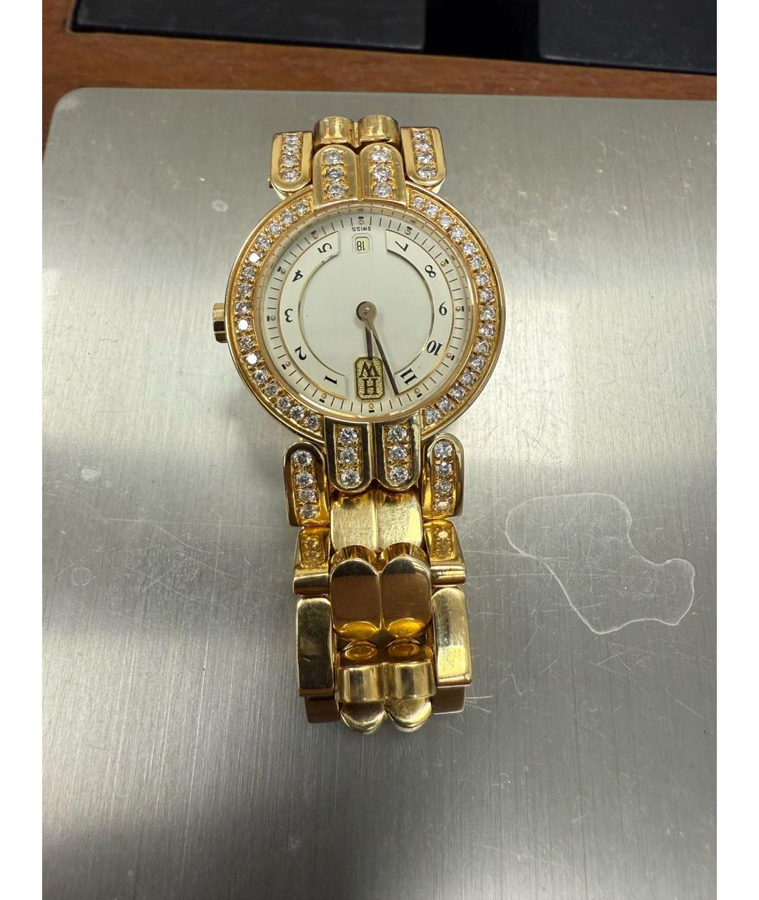 Harry Winston Золотые часы из желтого золота, фото 4