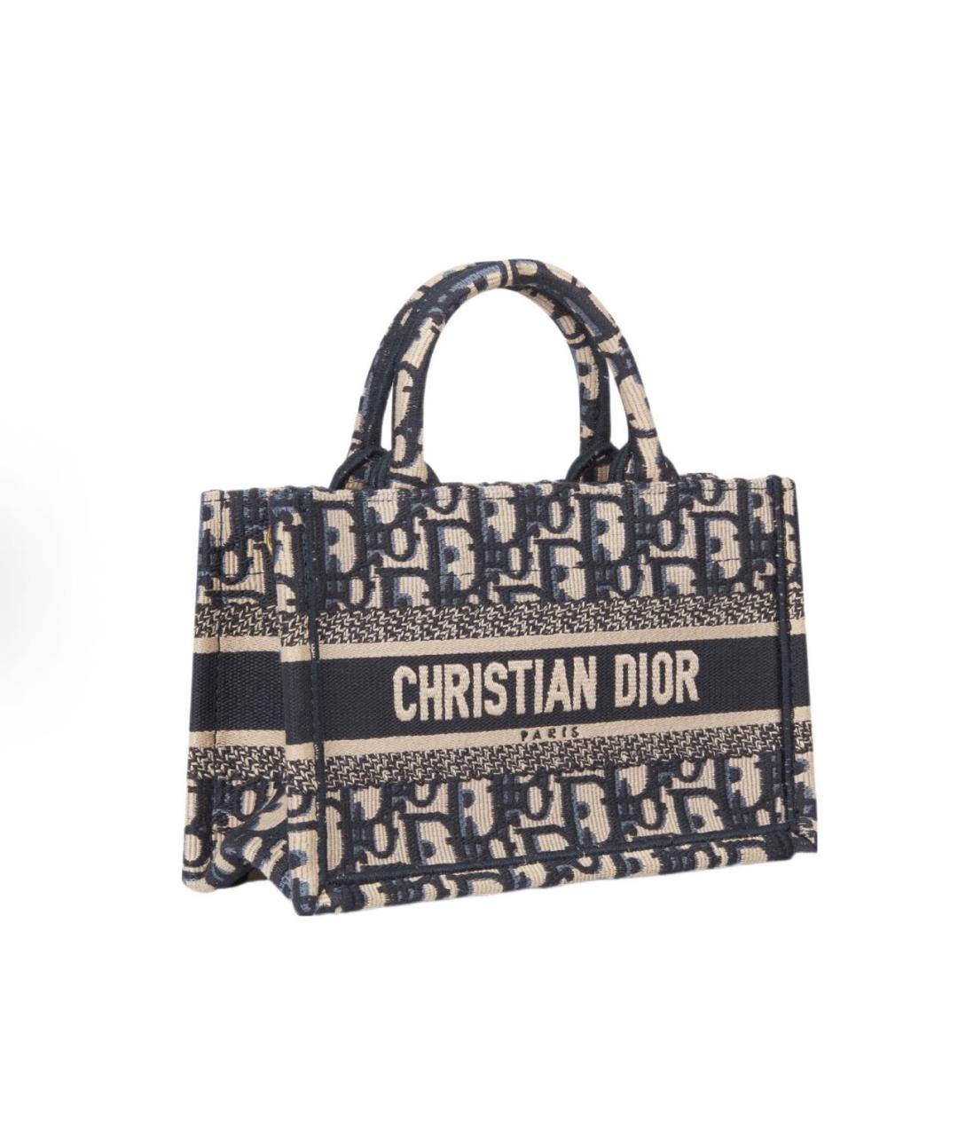 CHRISTIAN DIOR Жаккардовая сумка тоут, фото 2