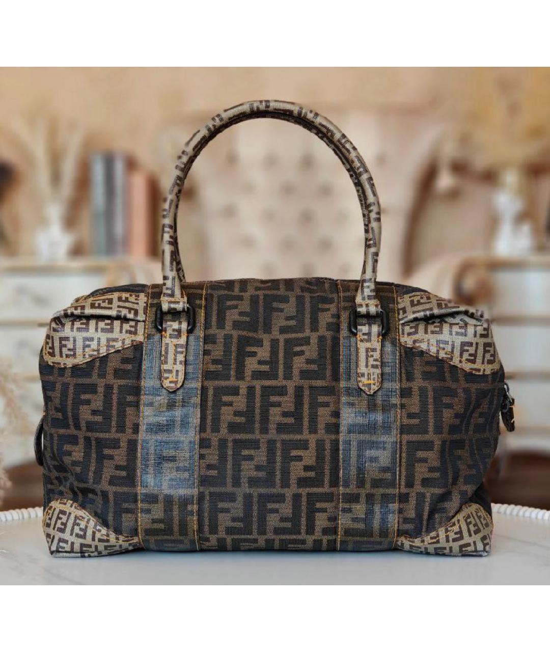 FENDI Коричневая сумка тоут, фото 9