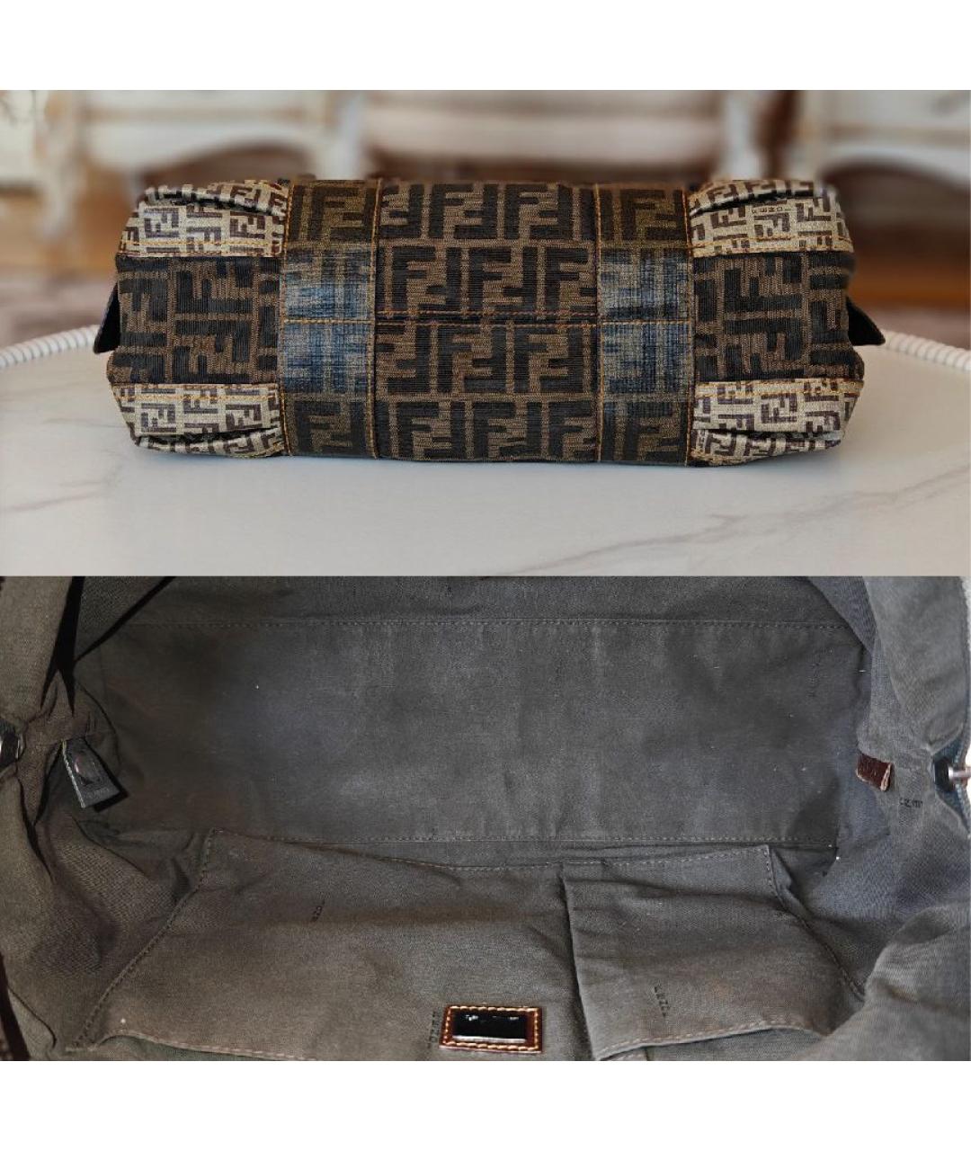 FENDI Коричневая сумка тоут, фото 6