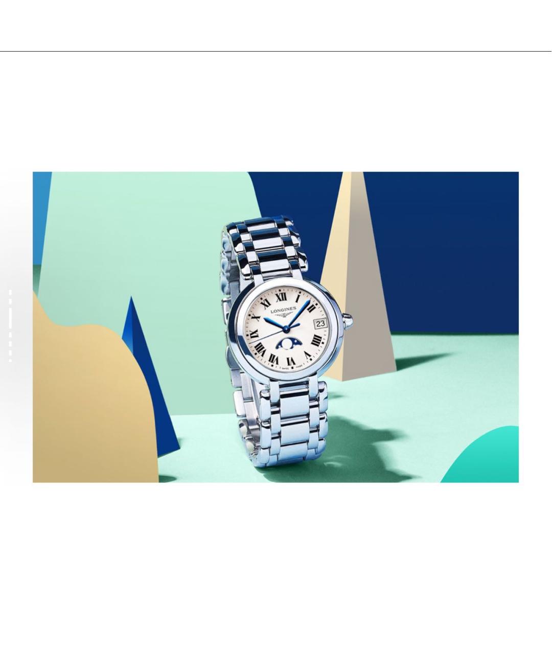 LONGINES Серебряные стальные часы, фото 4