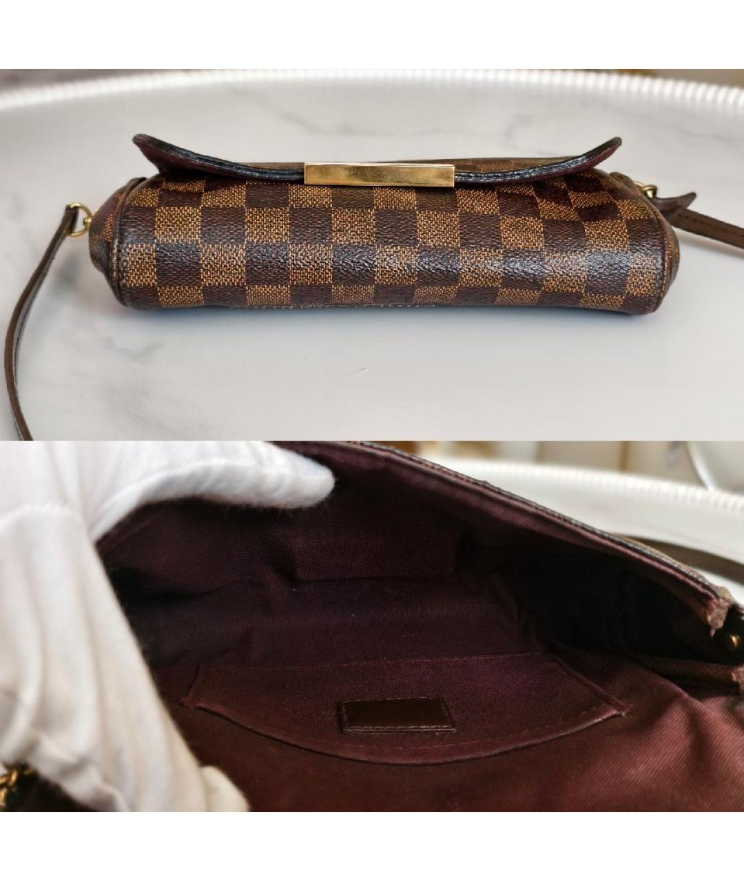 LOUIS VUITTON Коричневая сумка с короткими ручками, фото 7