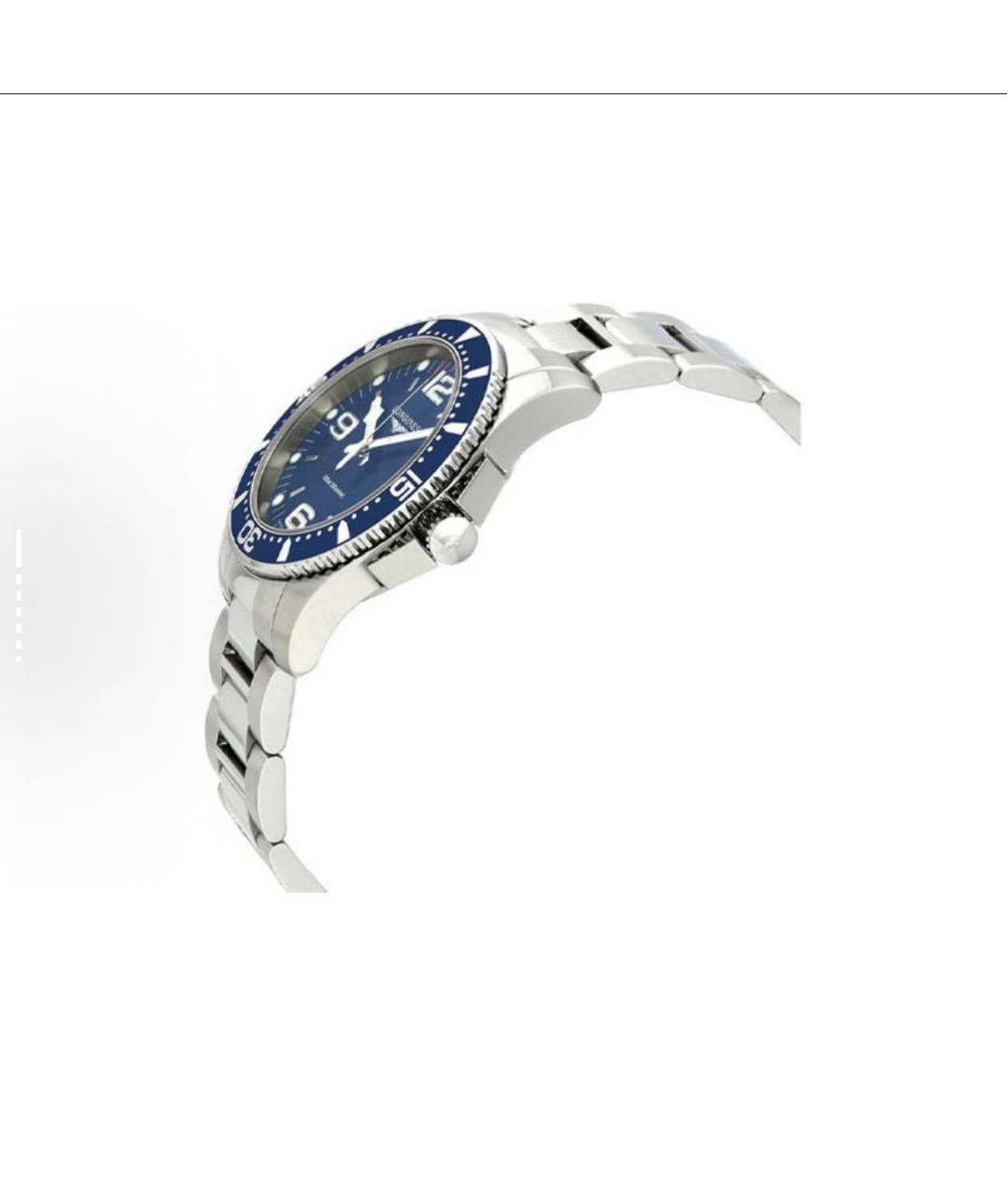 LONGINES Синие стальные часы, фото 2