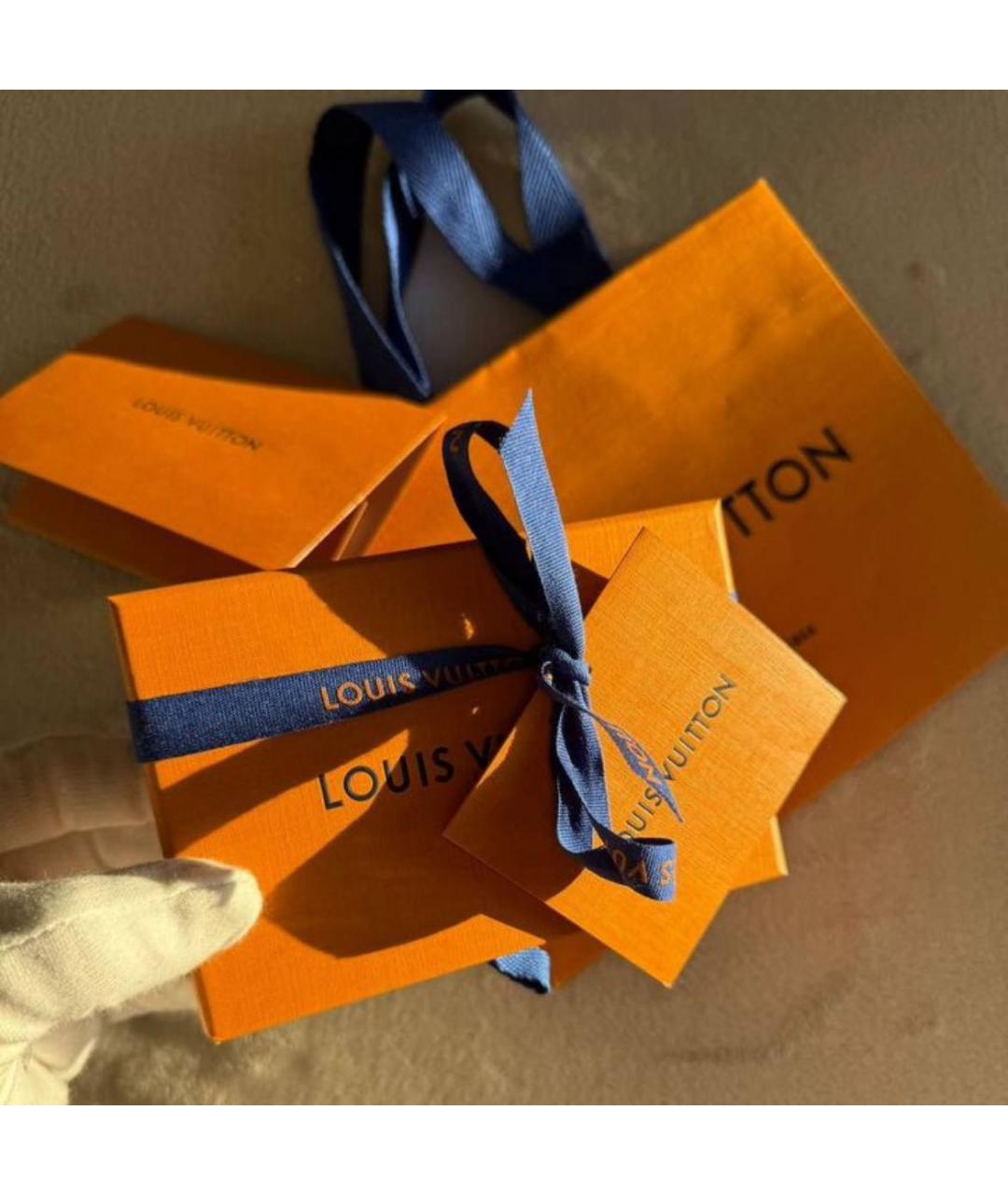 LOUIS VUITTON Коричневый кожаный кардхолдер, фото 6