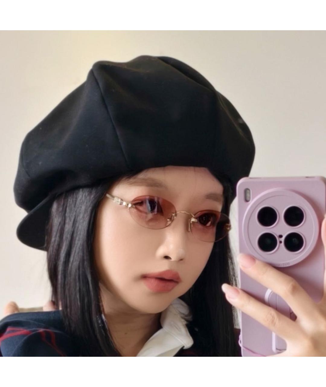 MIU MIU Серые металлические солнцезащитные очки, фото 4