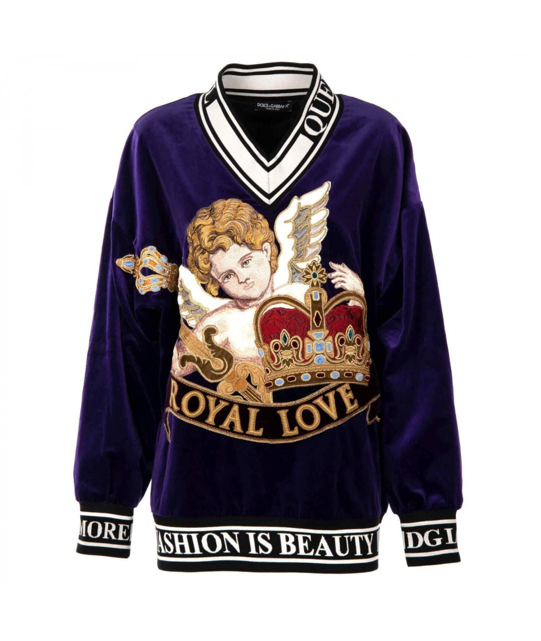 DOLCE&GABBANA Темно-синий хлопковый костюм с брюками, фото 10