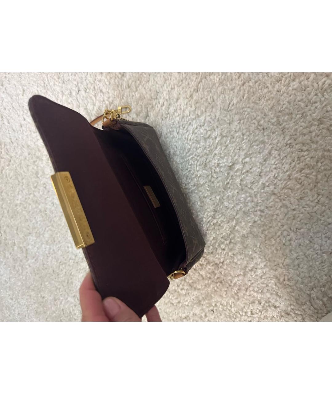 LOUIS VUITTON Коричневая сумка через плечо, фото 4