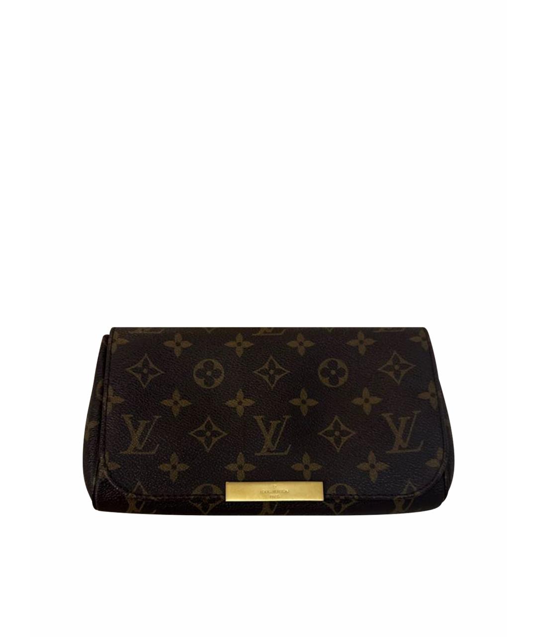 LOUIS VUITTON Коричневая сумка через плечо, фото 1