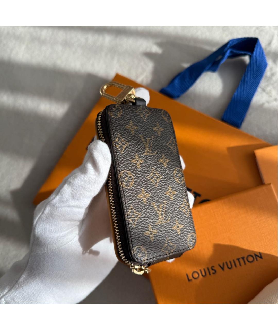 LOUIS VUITTON Оранжевый брелок, фото 3