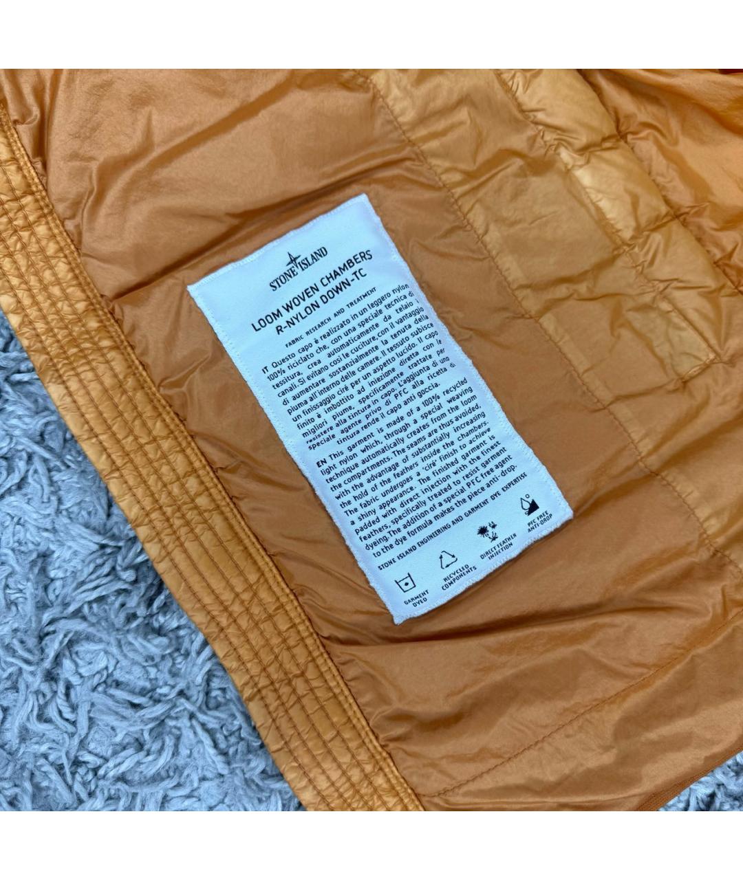 STONE ISLAND Оранжевая куртка, фото 6