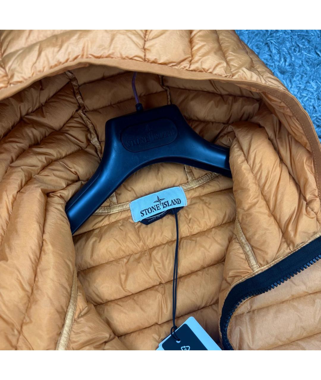 STONE ISLAND Оранжевая куртка, фото 4